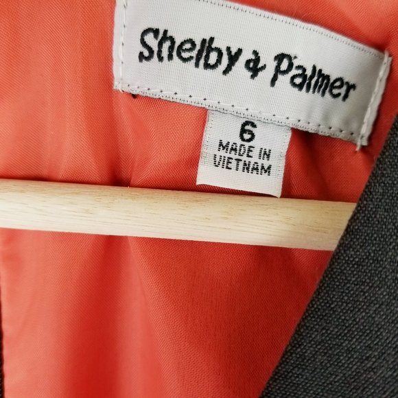 Shelby & Palmer Sheath Dress with Pockets Grey - Picture 9 of 12